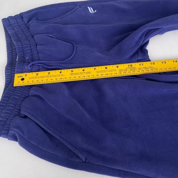 Fabletics Fleece Workout Jogger Sweatpants Drawstring Waist‎ Royal Blue Men 26 - Picture 11 of 13